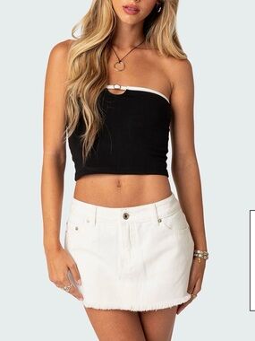Edikted Colby Belted Tube Top